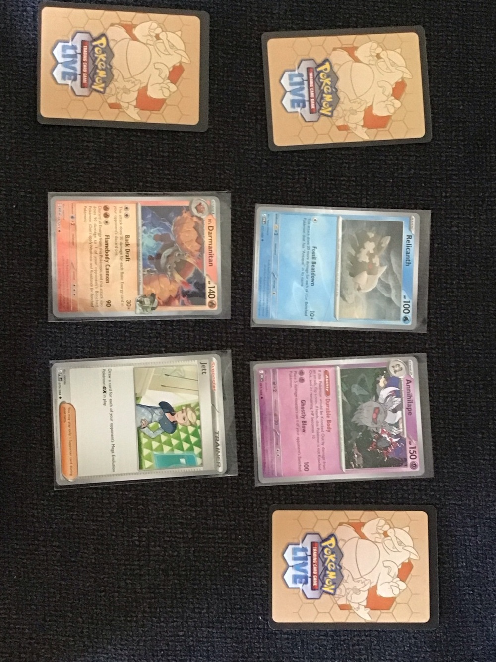 Trading Card Game Assorted Sleeved Cards - Multi-Color